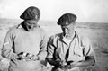 'Tony Copson, Eric Binnie with some real desert rats', North Africa, 1942
