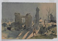 'Battery position, Anzin St Aubin, Arras, 1917'. 