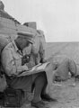 'Chris lays his plans', Captain Chris Wrey, 3rd County of London Yeomanry (Sharpshooters), North Africa, 1942