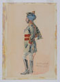 Dismounted Risaldar, 11th Prince of Wales' Own Lancers, 1908 (c).