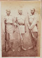 Three soldiers of the 4th Gurkha (Rifle) Regiment, 1880 (c)