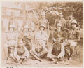 The British officers and the African company sergeant majors of the Gold Coast Regiment, August 1907