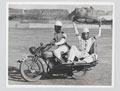 Indian Army motorcycle display, 1946
