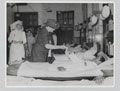 Lady Wavell visiting wounded Indian soldiers at the Rawalpindi Military Hospital, October 1945