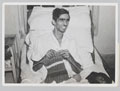 An Indian soldier knitting, 1946 (c)