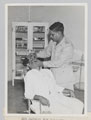 An Indian soldier undergoing medical examination, 1946