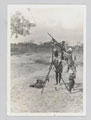 Soldiers of the 4th (Uganda) Battalion, King's African Rifles, manning a Bren gun in anti-aircraft configuration, 1939