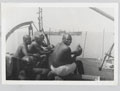 4th (Uganda) Battalion, King's African Rifles steaming west on board a boat, 1942-1943 (c)