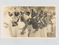 A traditional dance by members of the 4th (Uganda) Battalion, King's African Rifles, 1945