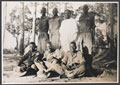 Nigerian soldiers with their Mallam, 1944 (c)