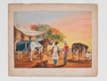 Buying horses in India, 1854 (c)