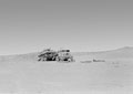 A Scammell transporter and trailer, with Crusader tank, Egypt, 1943 (c)