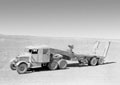 A Scammell transporter and trailer, North Africa, 1943 (c)