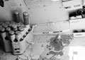 Interior of a Cruiser tank showing the partial penetration by an enemy 50 mm shell, 1942 (c)