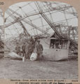 'Gondola of Zeppelin brought down off the Essex coast', 1916 (c)