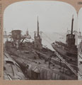 'Fleet of murderous 'U' boats, the greatest menace that ever faced our Empire, surrender at Harwich', 1918
