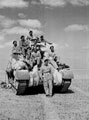 General Grant tank and crew, 3rd County of London Yeomanry, Egypt, 1943