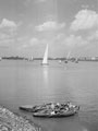 'By the Nile. Looking towards Gezira', Cairo, Egypt, 1943