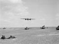 'Mitchells groundstrafing. Mind your heads', North Africa,1943
