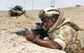 A private of the 2nd Battalion Royal Anglian Regiment, Iraq, May 2006