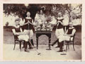 Polo team with trophies, 1890 (c)