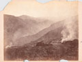 Burning village, Black Mountain expedition, 1888
