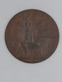 Commemorative Medallion 1914-1918 issued to the next-of-kin of Rifleman Frederick Leonard Humm, 8th Battalion, The Rifle Brigade