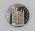 Silver commemorative medal presented by the town of Louvain (Leuven) to British Army invalids, 1935