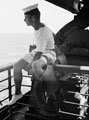 'On Board the Orion', en route to Egypt, 1941