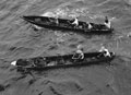 'Bumboats', West Africa, from HMT Orion en route to Egypt, 1941