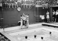 'The barbers at work', 'Crossing the Line' ceremony, HMT Orion en route to Egypt, 1941.