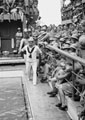 'O.C. Troops (B.H.O.B.)', 'Crossing the Line' ceremony, HMT Orion en route to Egypt, 1941