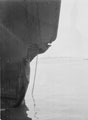 'Damaged bows of the Orion', 3rd County of London Yeomanry (Sharpshooters), on board HMT Orion, en route to Egypt, 1941