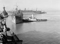 'Docking the rest of the convoy', Cape Town, from HMT Orion, en route to Egypt, 1941