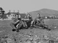 'Charles Rich, Dick Bett, Reggie Davies', 3rd County of London Yeomanry (Sharpshooters), shore leave, Cape Town, South Africa, 1941