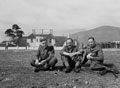 'Jimmy Sale, Dick Bett, Reggie Davies', 3rd County of London Yeomanry (Sharpshooters), shore leave, Cape Town, South Africa, 1941