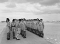 'Chris Wrey inspecting 'A' Sqdn.', Egypt, 1942