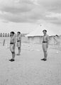 'Lt Col Harding-Newman takes the salute', Egypt, 1942