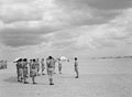 'Officer's fallout', 3rd County of London Yeomanry (Sharpshooters) parade, Khatatba, Egypt, 1942