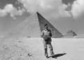 'Jacko at the Pyramids', 3rd County of London Yeomanry (Sharpshooters), Giza, Egypt, 1943