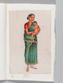 The wife of a 'Patan', India, 1835 (c)