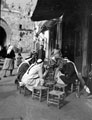 'Coffee Time. Damascus Gate', Jerusalem, Palestine, 1943