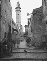 A typical street inside the Old City, Palestine, 1943