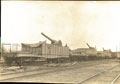 Guns on an armoured train in Russia, 1919