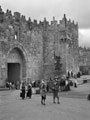 'Porters. Outside Damascus Gate', Jerusalem, Palestine, 1943