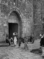 'Damascus Gate. Arab & boy porters', Jerusalem, Palestine, 194