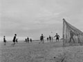 Inter-squadron football match, 3rd County of London Yeomanry (Sharpshooters), Khatatba, Egypt, 1942