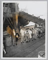 Jewish children from the ship 'Exodus' at Haifa, July 1947
