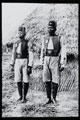 Two NCOs of the Northern Nigeria Regiment, West African Frontier Force, in parade uniform, 1910 (c)
