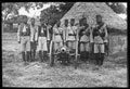 Northern Nigeria Regiment parade with one of their artillery pieces, 1907 (c)